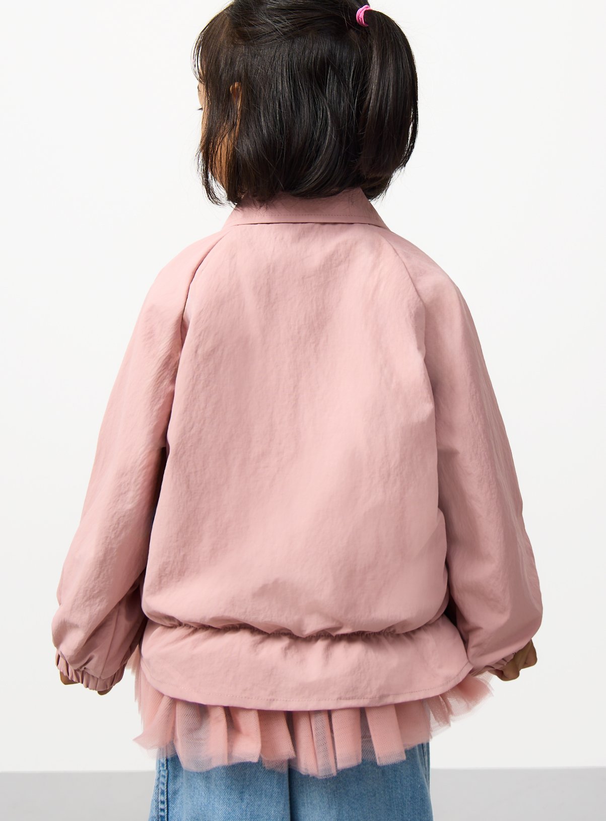 Pink Tulle Peplum Hem Jacket 7-8 years - Image 5 thumbnail