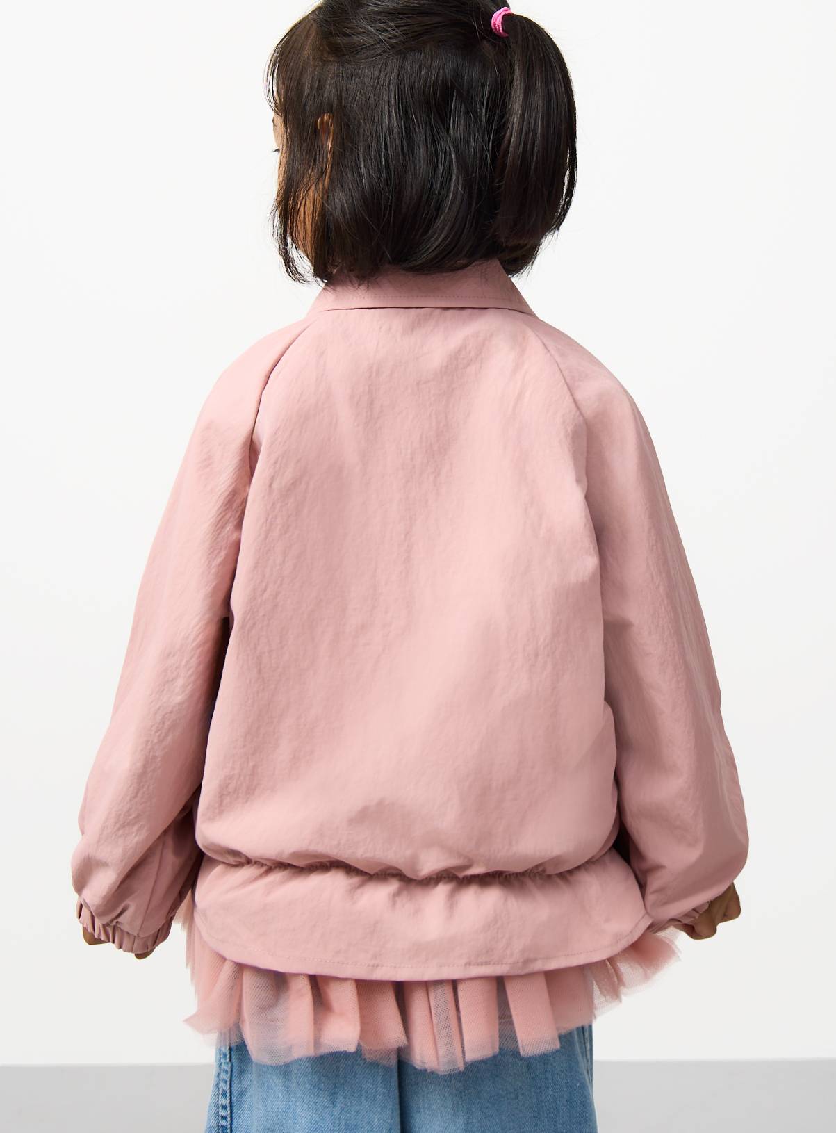 Pink Tulle Peplum Hem Jacket 7-8 years - Image 5