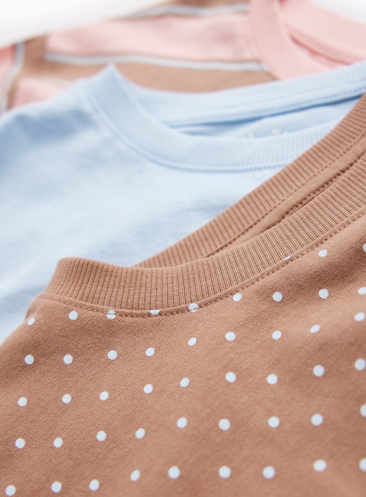 Pastel Print Long Sleeve Relaxed Fit T-Shirts 7-8 years - Image 2 thumbnail