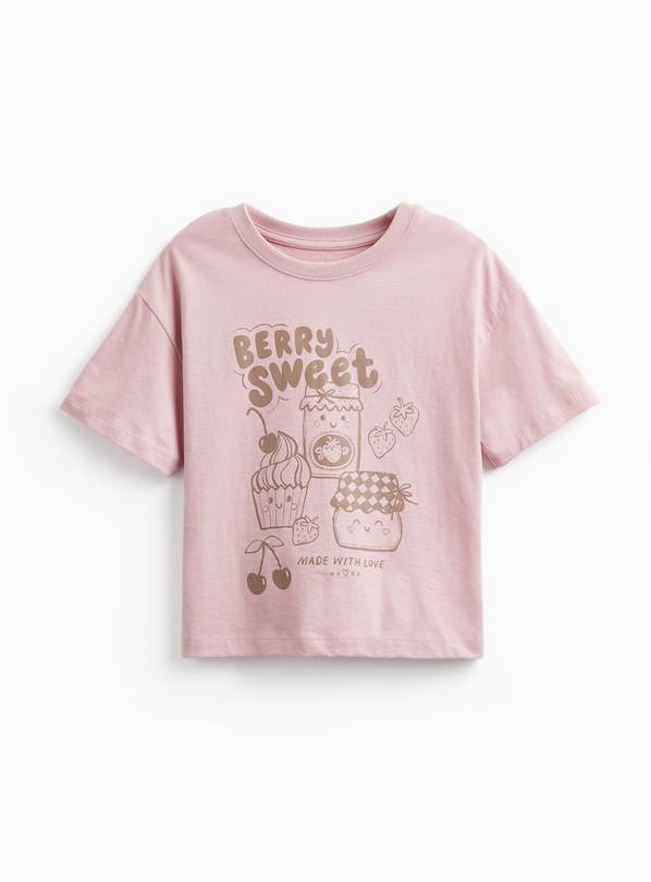 Pink Berry Sweet Graphic Print T-Shirt 7-8 years