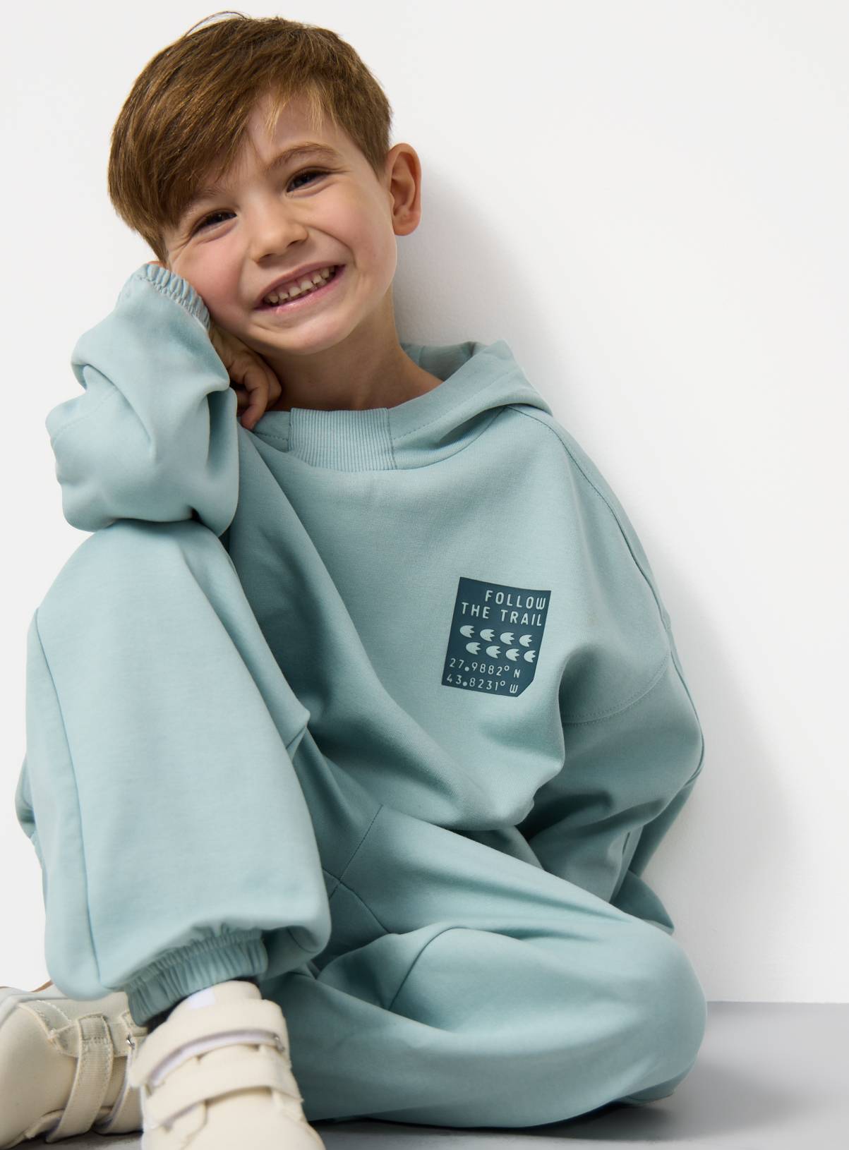 Blue Hoodie & Joggers Set 4-5 years - Image 2