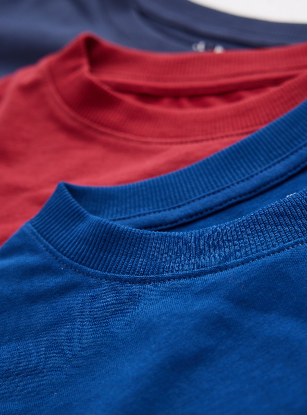 Assorted Colours Long Sleeve T-Shirts 5 Pack 7-8 years - Image 4 thumbnail