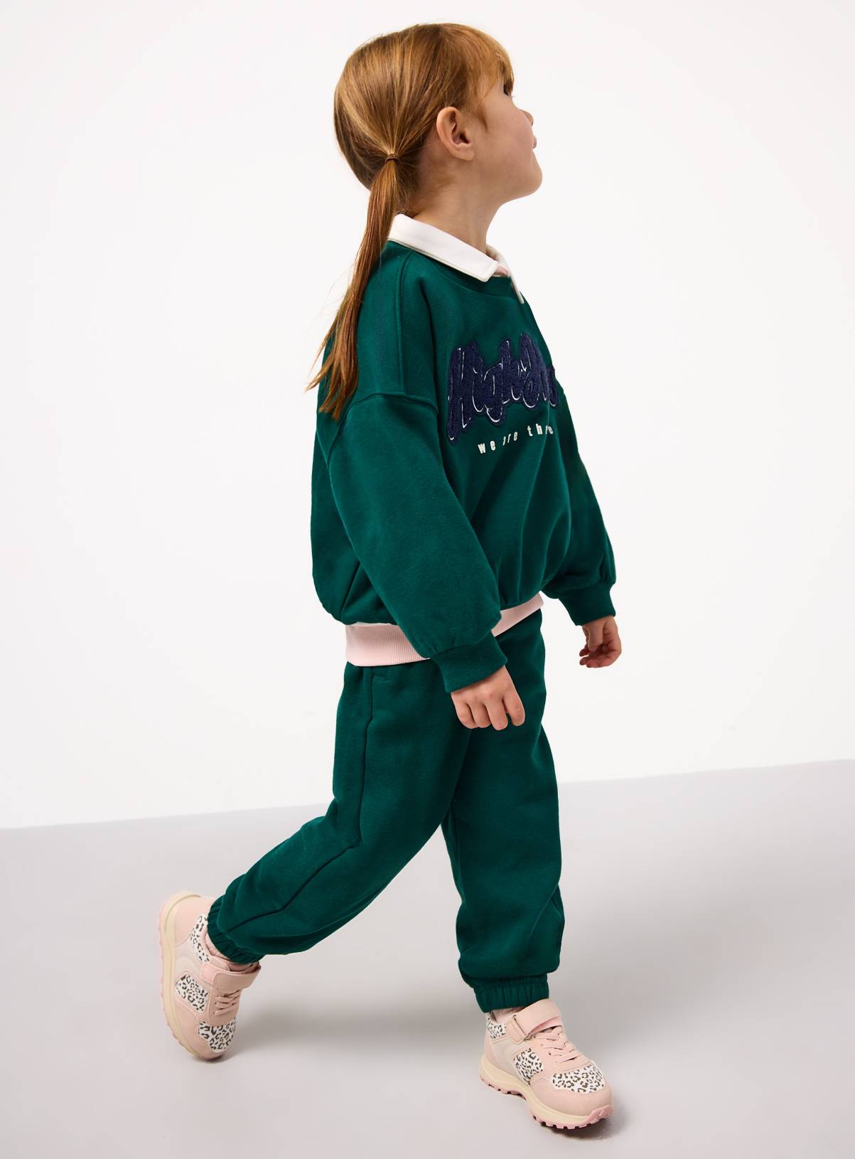 Green 90s Crew Neck Sweat Set 4-5 years - Image 2