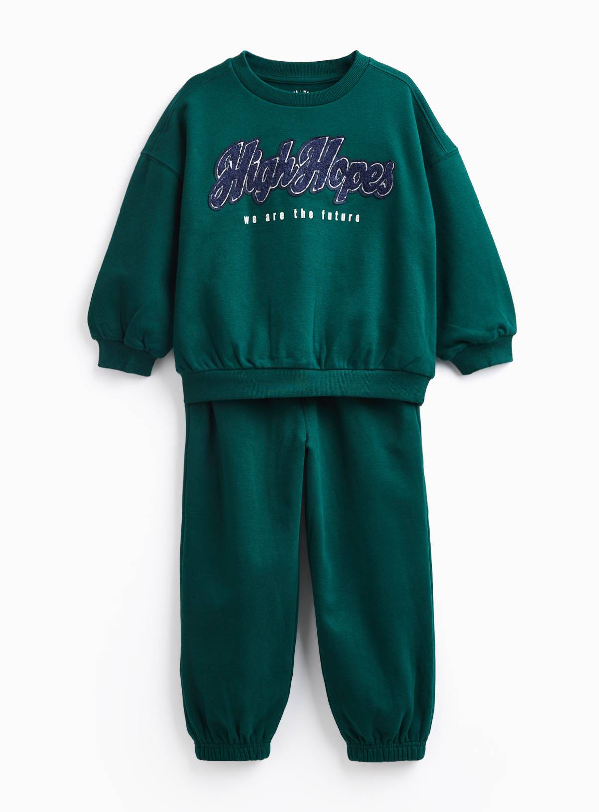 Green 90s Crew Neck Sweat Set 4-5 years - Image 3