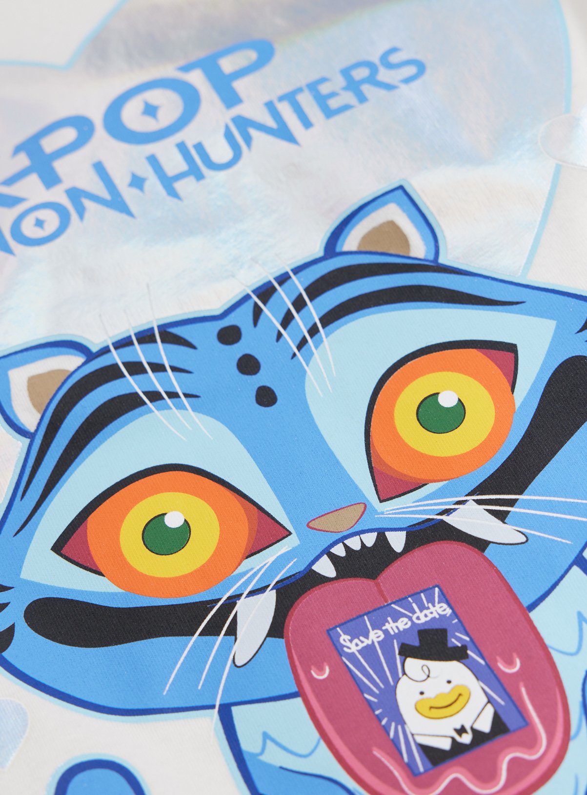 Cream KPop Demon Hunters Graphic T-Shirt 14 years - Image 4 thumbnail