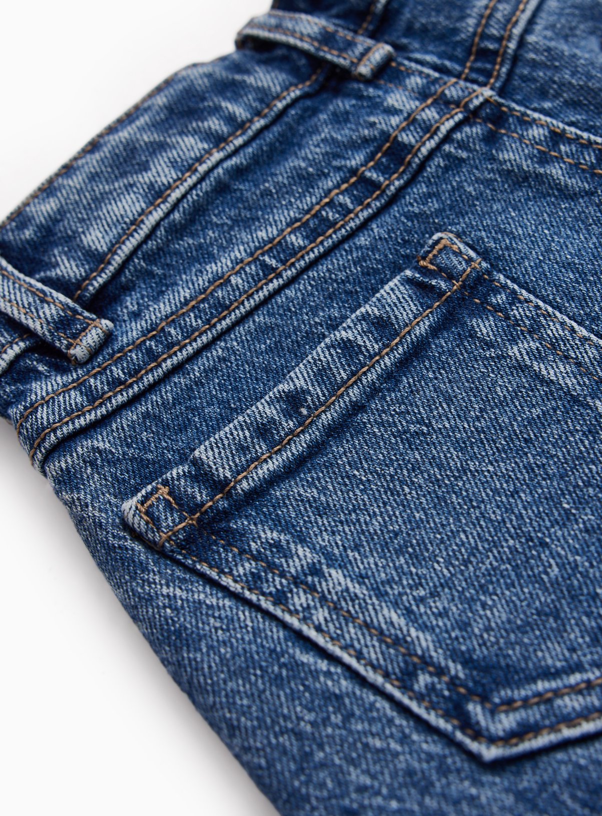 Blue Denim Wide Leg Jeans 9 years - Image 4 thumbnail