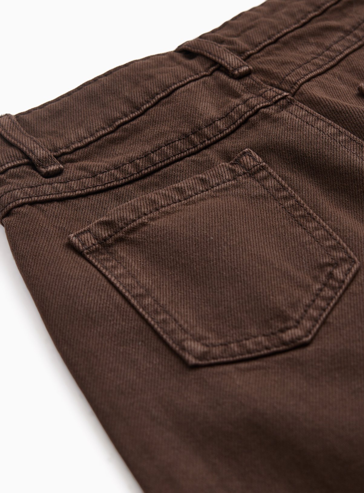 Brown Denim Wide Leg Jeans 14 years - Image 2 thumbnail