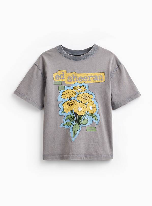 Ed Sheeran Grey Graphic Print T-Shirt 13 years