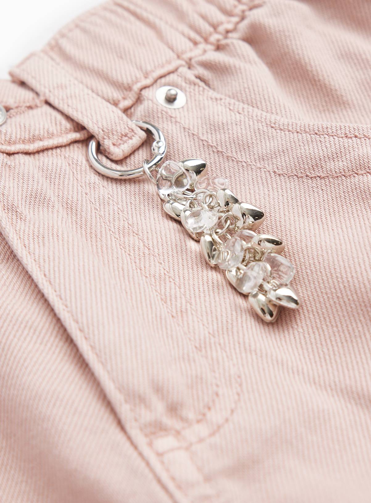 Pink Wide Leg Culotte Jeans 11 years - Image 2