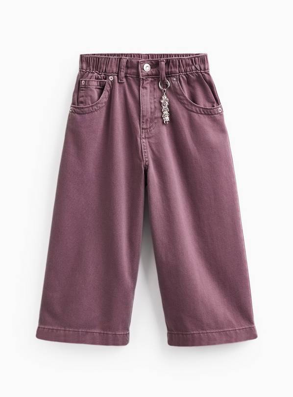 Purple Wide Leg Culotte Jeans 6 years