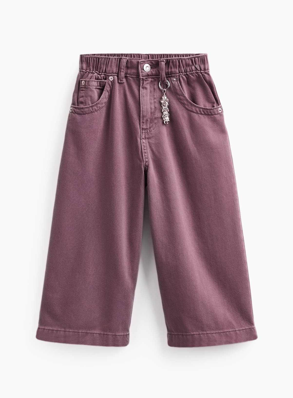 Purple Wide Leg Culotte Jeans 14 years - Image 2 thumbnail