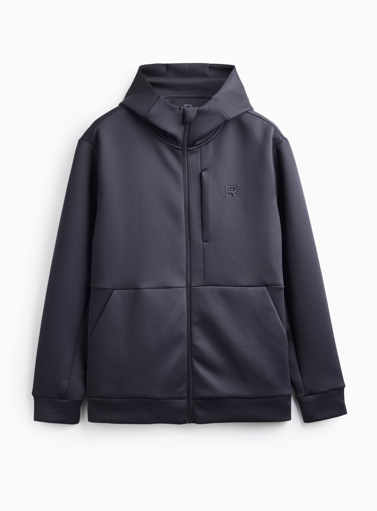 REAKTIV Charcoal Athleisure Zip Through Scuba Sweatshirt XL - Image 4 thumbnail