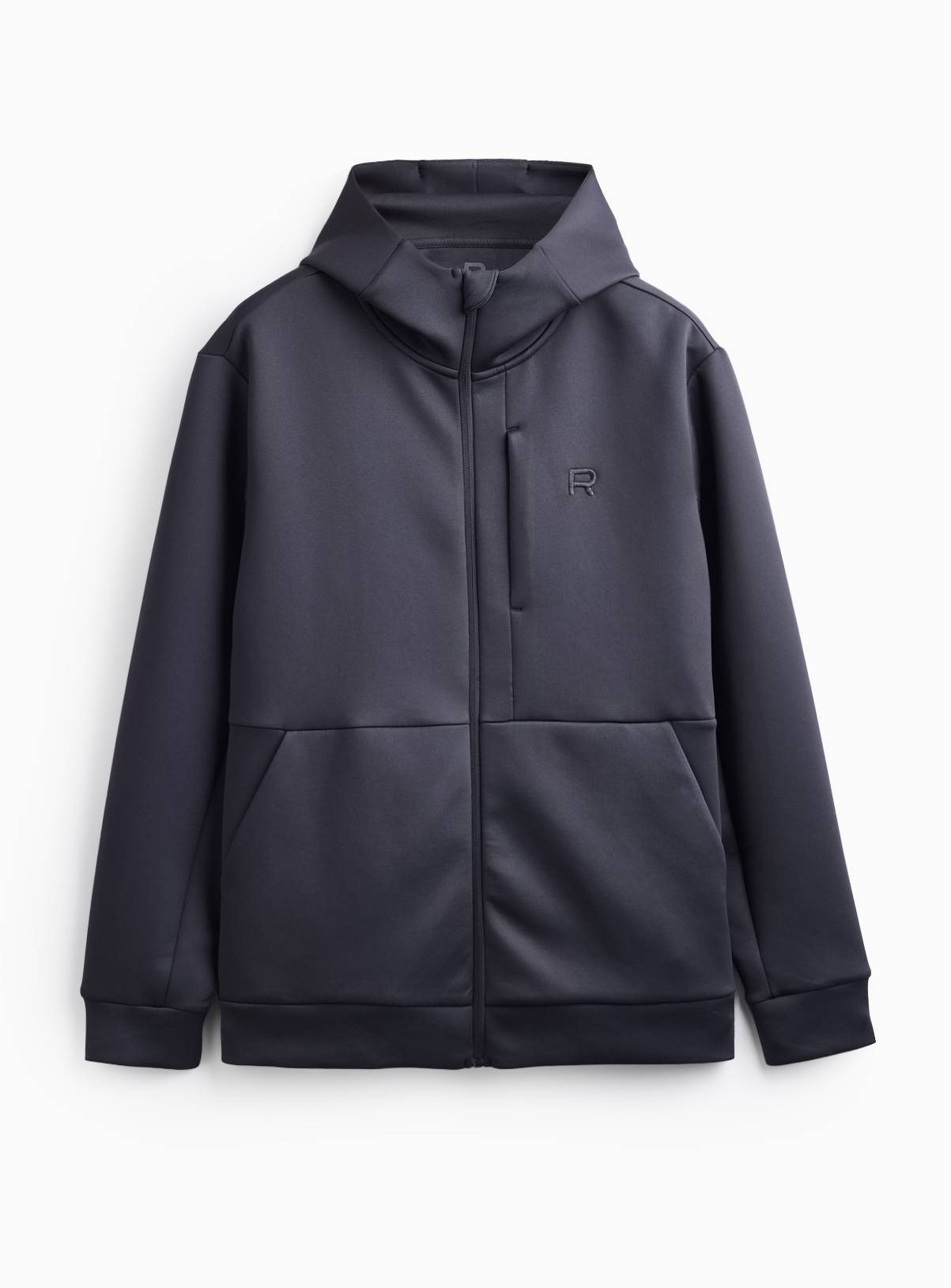 REAKTIV Charcoal Athleisure Zip Through Scuba Sweatshirt XL - Image 4