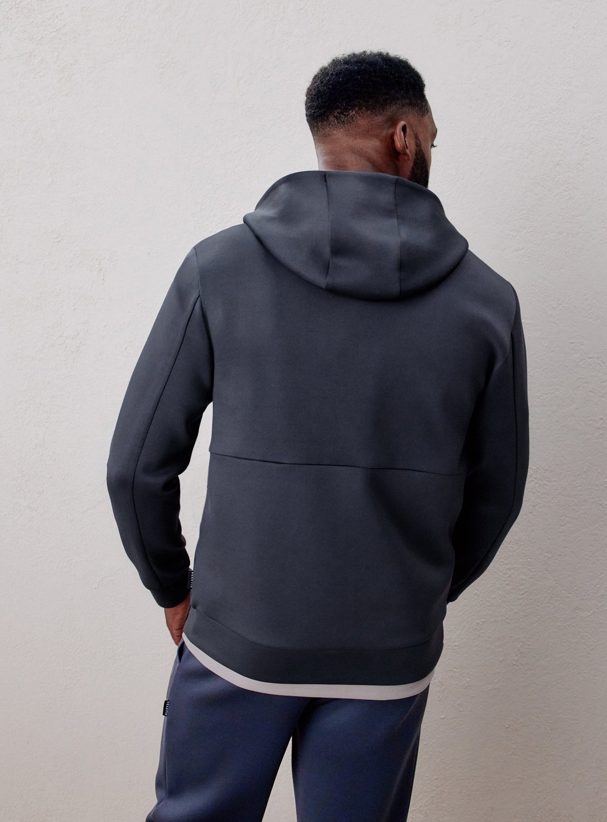 REAKTIV Charcoal Athleisure Zip Through Scuba Sweatshirt XL - Image 6 thumbnail