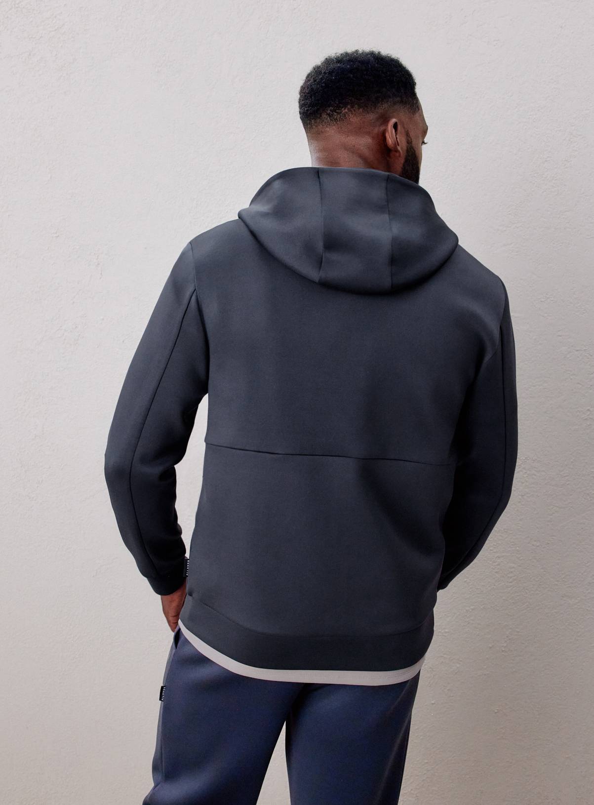 REAKTIV Charcoal Athleisure Zip Through Scuba Sweatshirt XL - Image 6