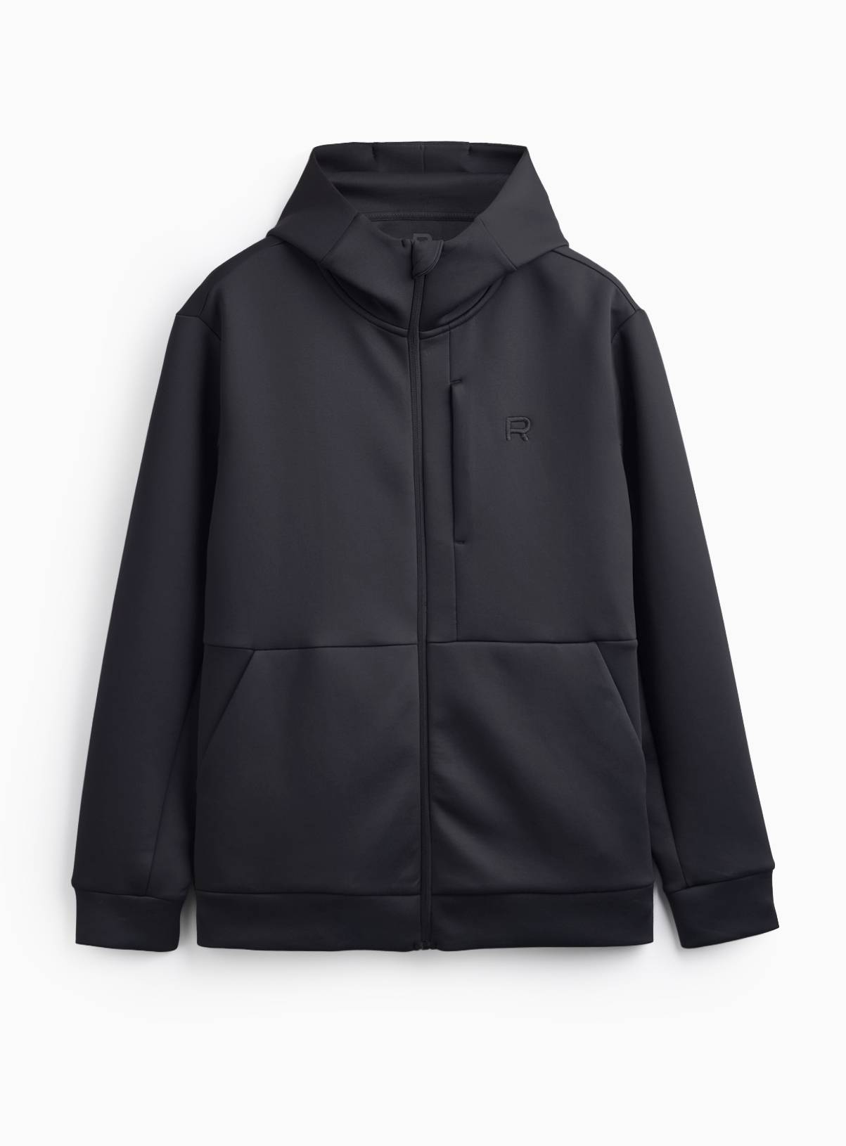 REAKTIV Black Athleisure Zip Through Scuba Sweatshirt XXL - Image 3