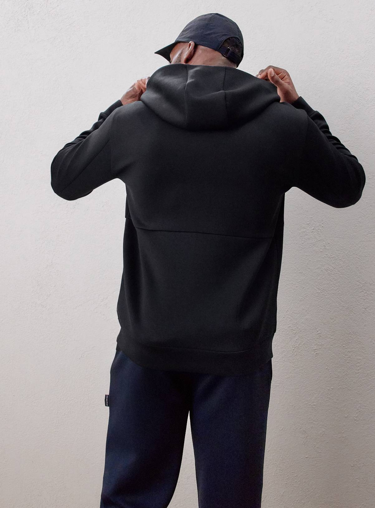 REAKTIV Black Athleisure Zip Through Scuba Sweatshirt XXL - Image 6