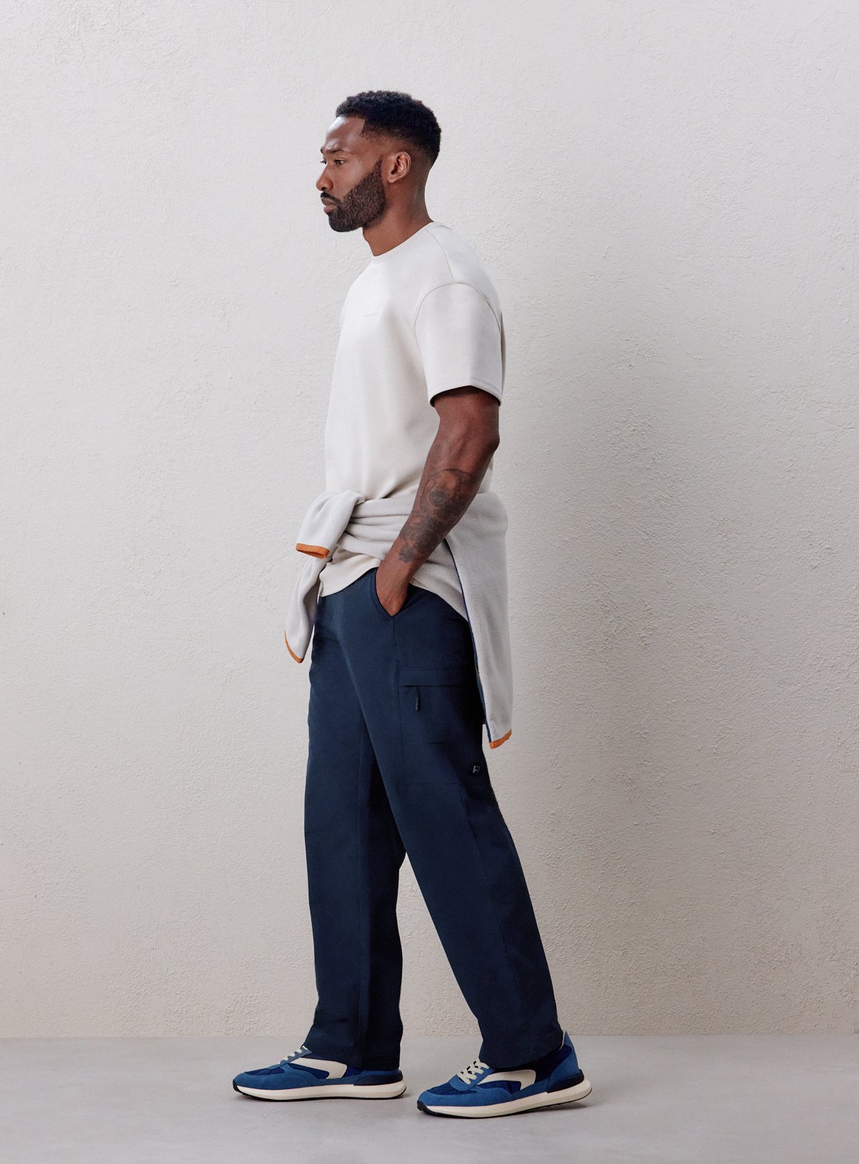 REAKTIV Navy Athleisure Tech Trousers S - Image 2 thumbnail