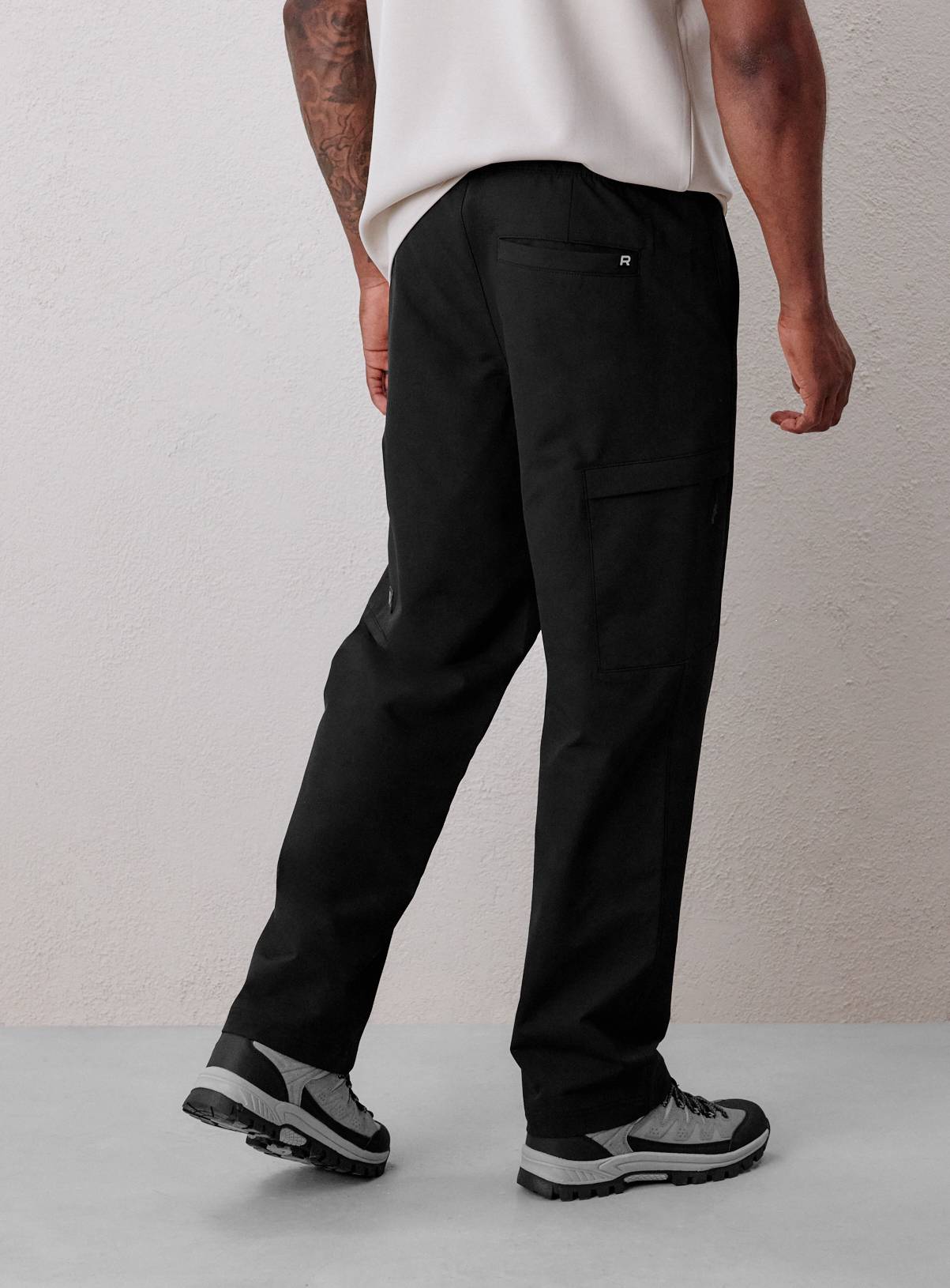 REAKTIV Black Athleisure Tech Trousers XL - Image 6