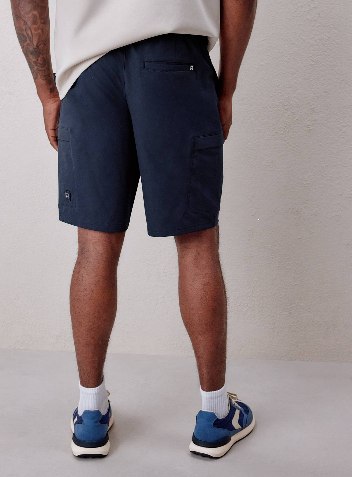 REAKTIV Navy Athleisure Tech Shorts S - Image 5