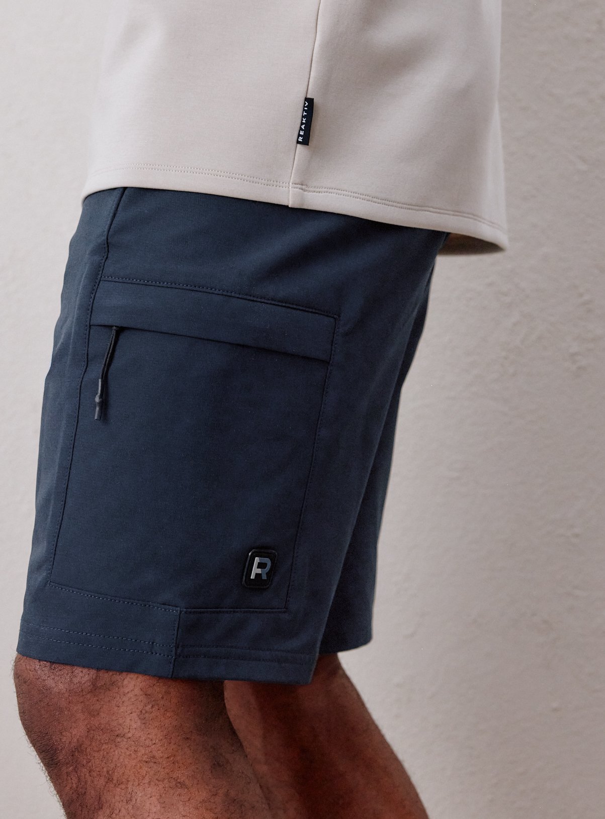 REAKTIV Navy Athleisure Tech Shorts S - Image 6 thumbnail
