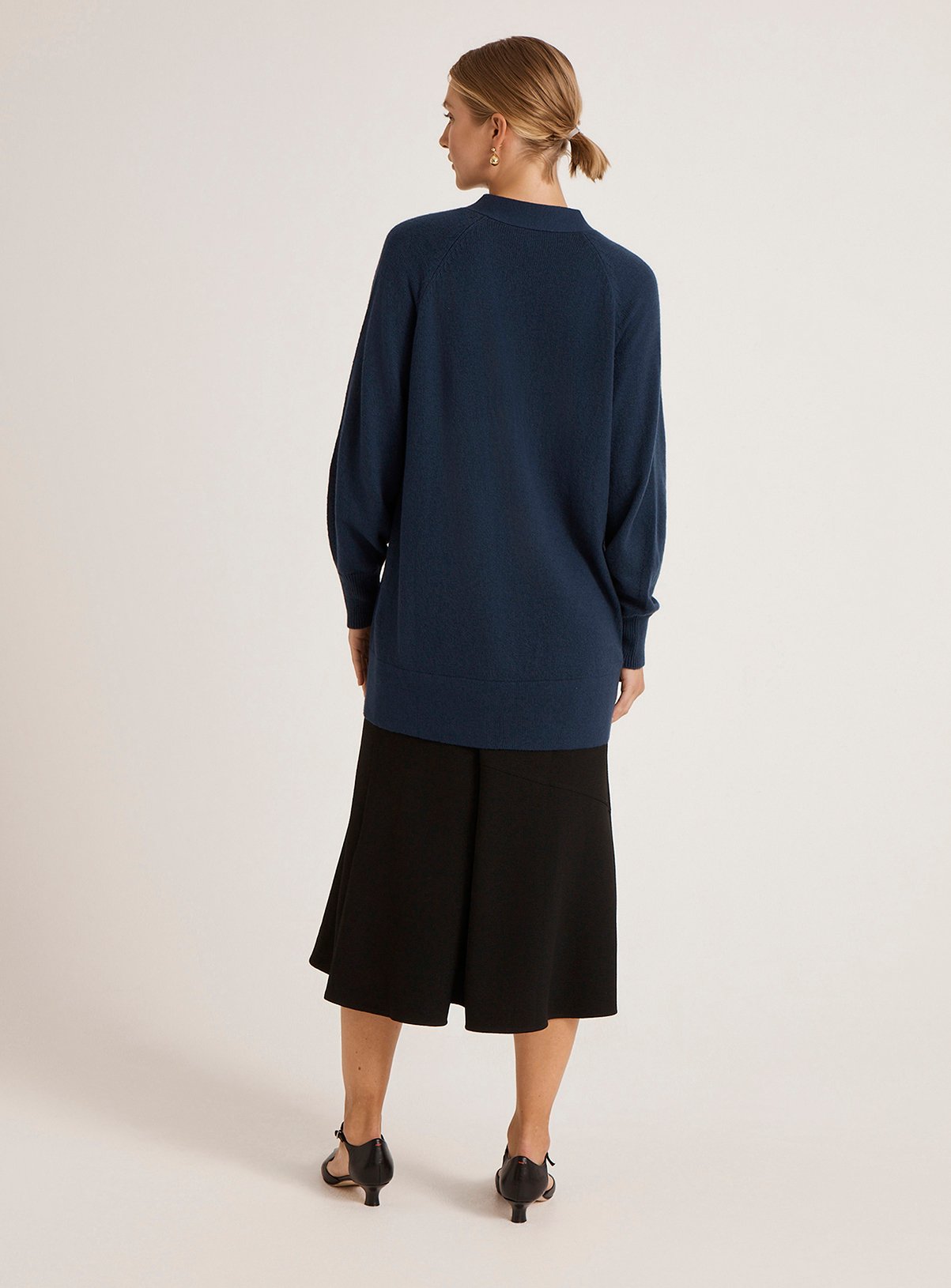 FINERY Mila Cardigan Navy 8 - Image 4 thumbnail