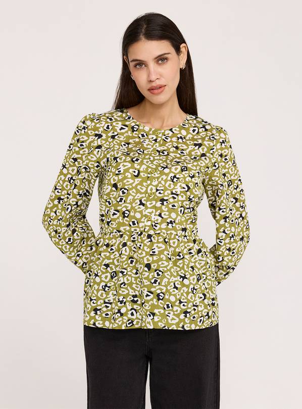 FINERY Bel Top Green Leopard 16