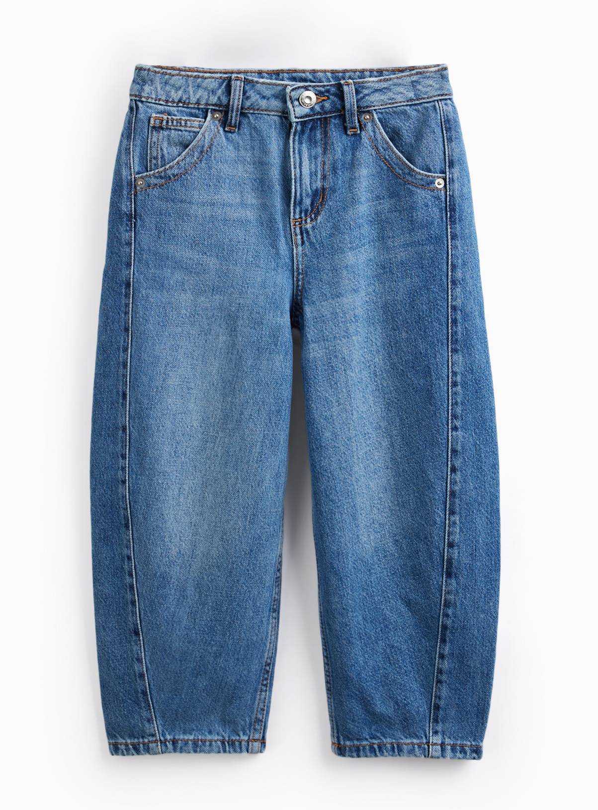 Blue Barrel Leg Jeans 12 years - Image 1