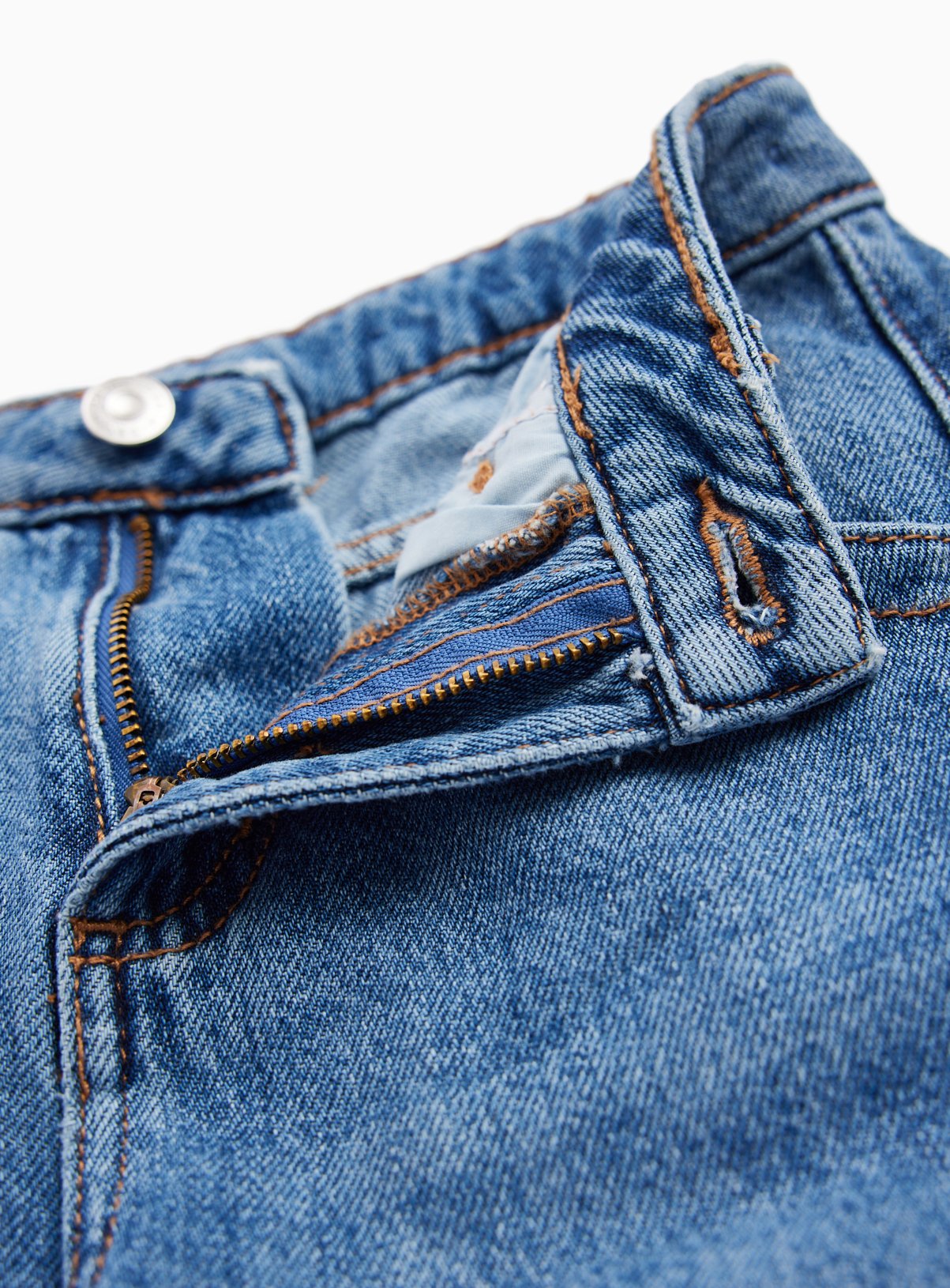 Blue Barrel Leg Jeans 12 years - Image 2 thumbnail