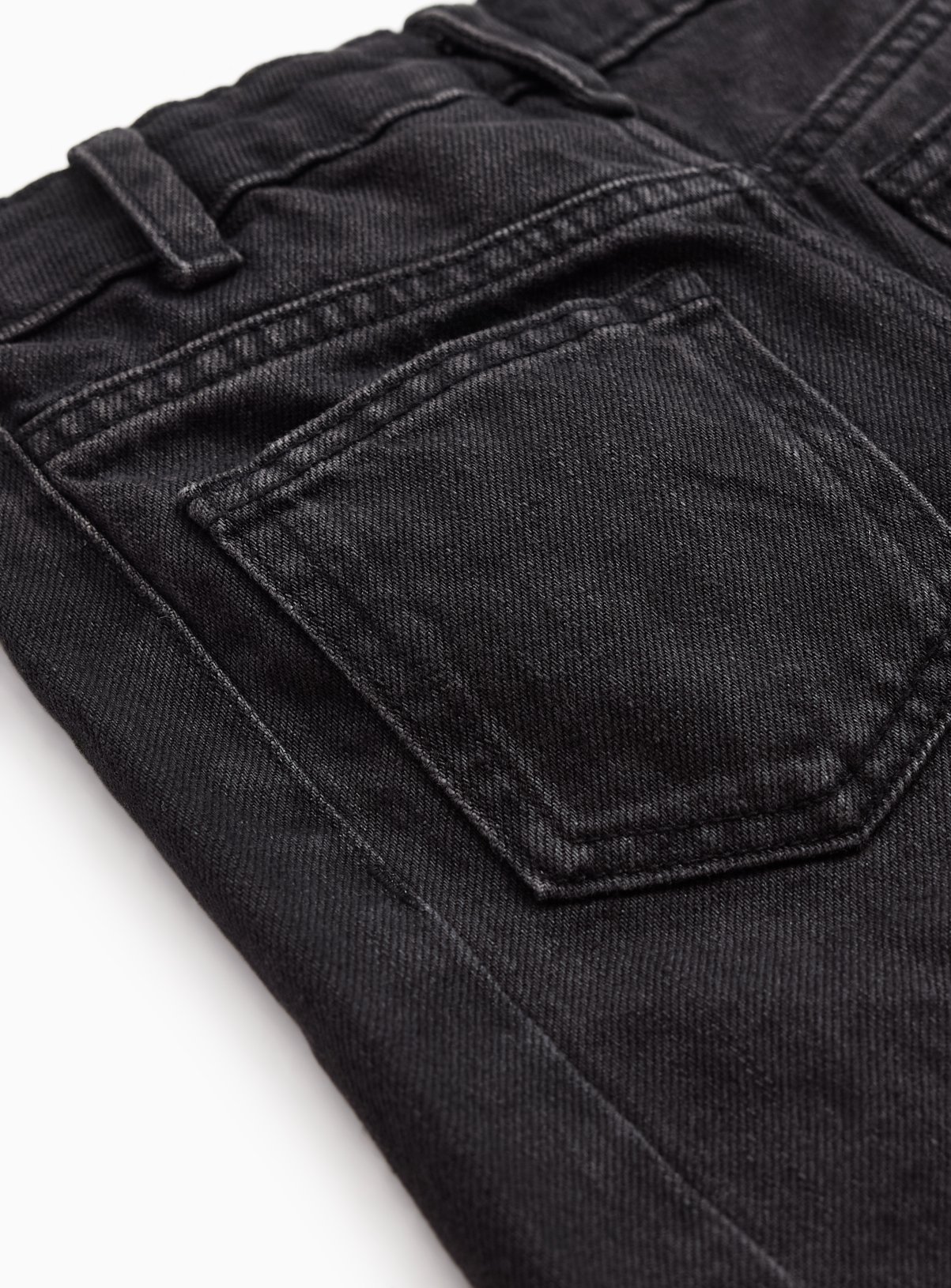 Black Barrel Leg Jeans 12 years - Image 2 thumbnail