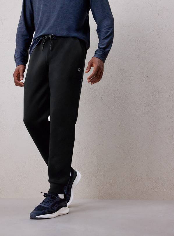 REAKTIV Black Athleisure Scuba Joggers XXXL