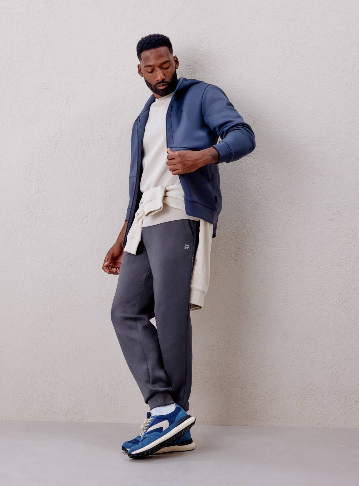REAKTIV Charcoal Athleisure Scuba Joggers XXXL - Image 2