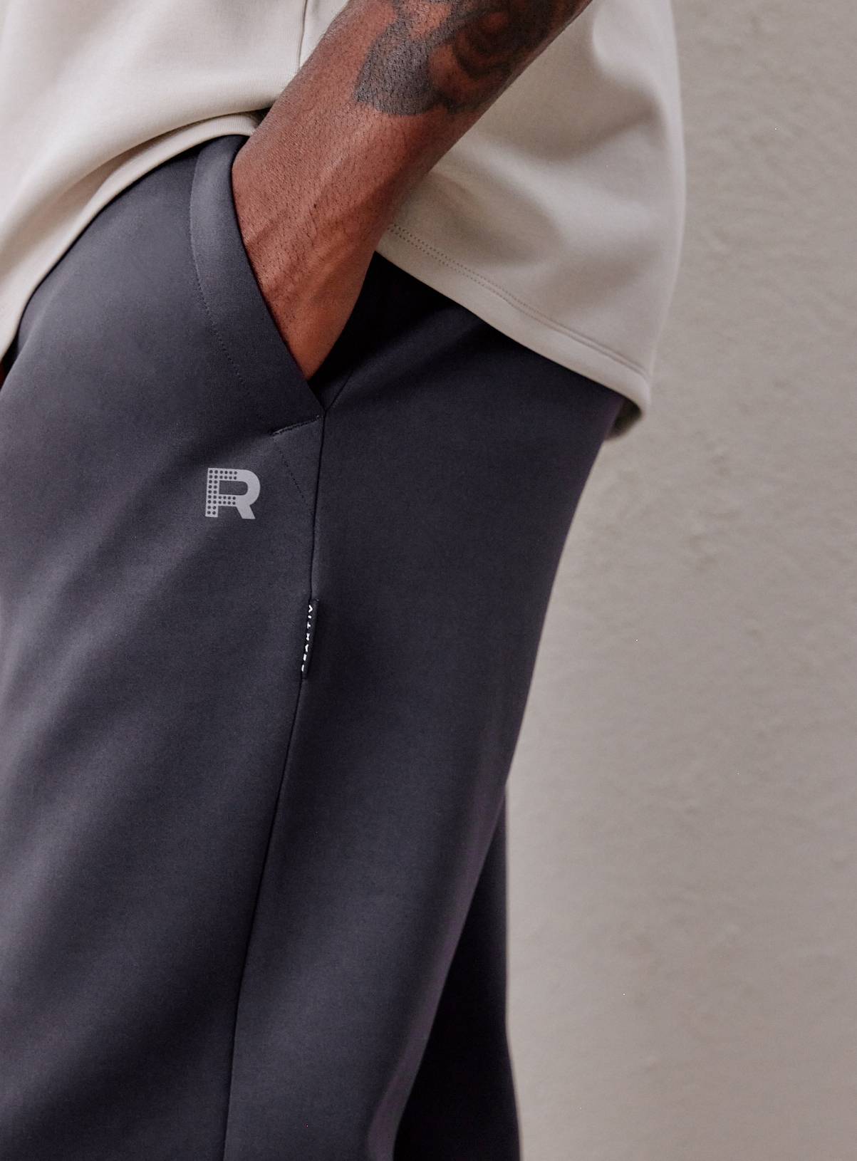 REAKTIV Charcoal Athleisure Scuba Joggers XXXL - Image 3