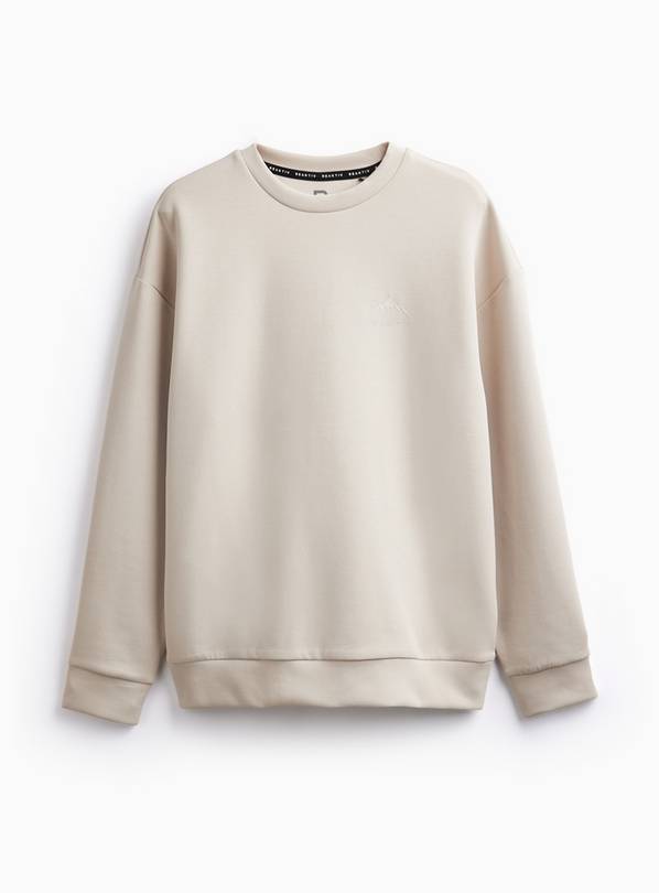 REAKTIV Cream Athleisure Crew Sweatshirt XXXL