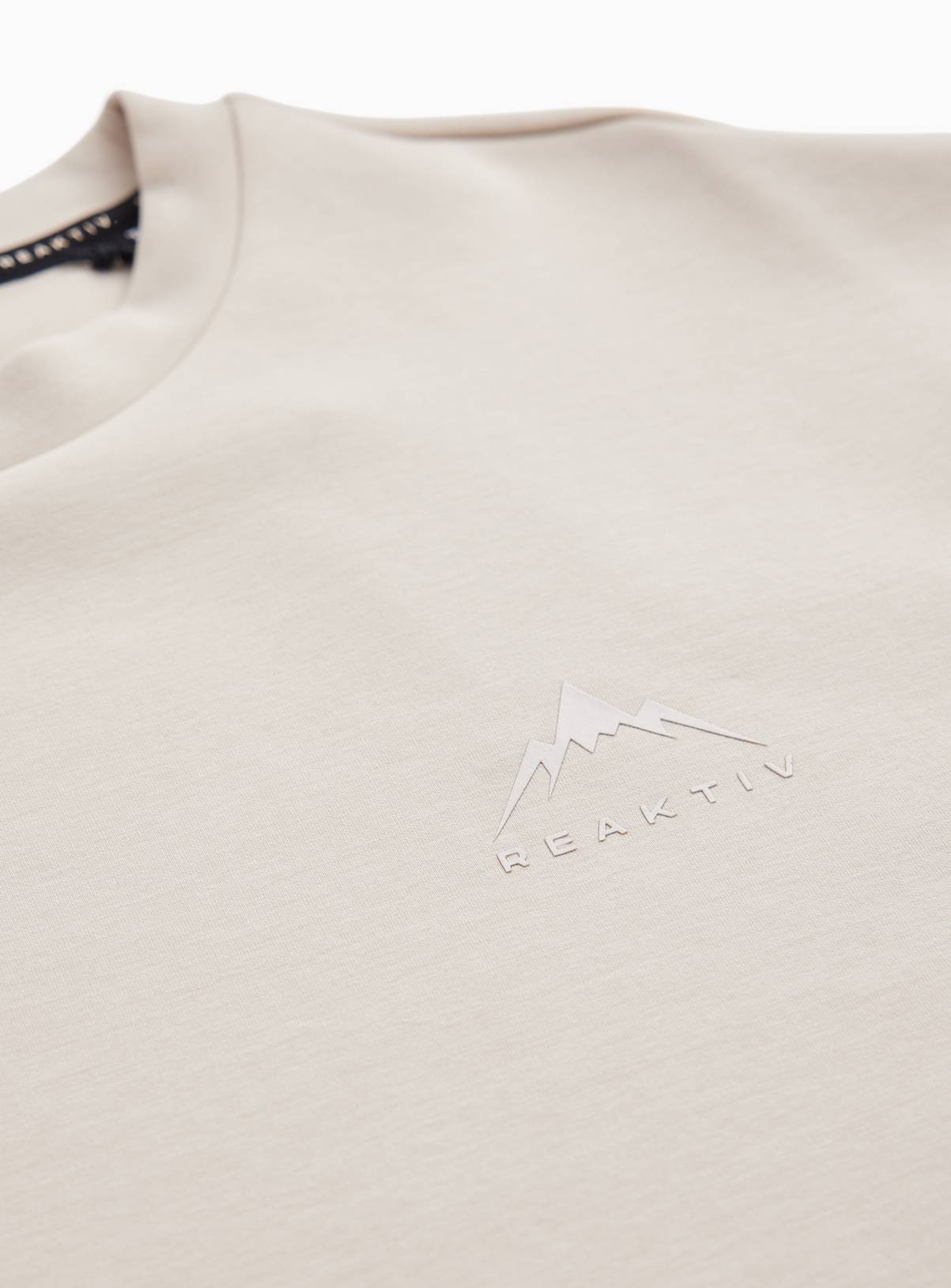 REAKTIV Cream Athleisure Crew Sweatshirt XXXL - Image 2
