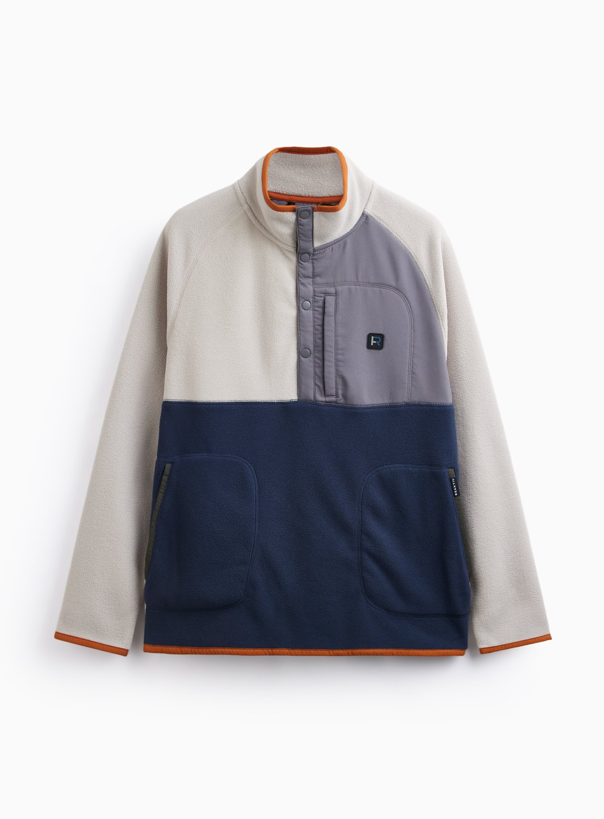REAKTIV Cream Athleisure Colourblock Fleece XL - Image 3 thumbnail