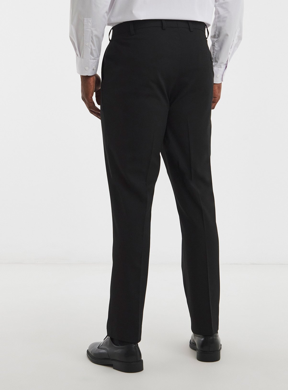 JACAMO James Regular Fit Stretch Suit Trouser Black 40R - Image 3 thumbnail