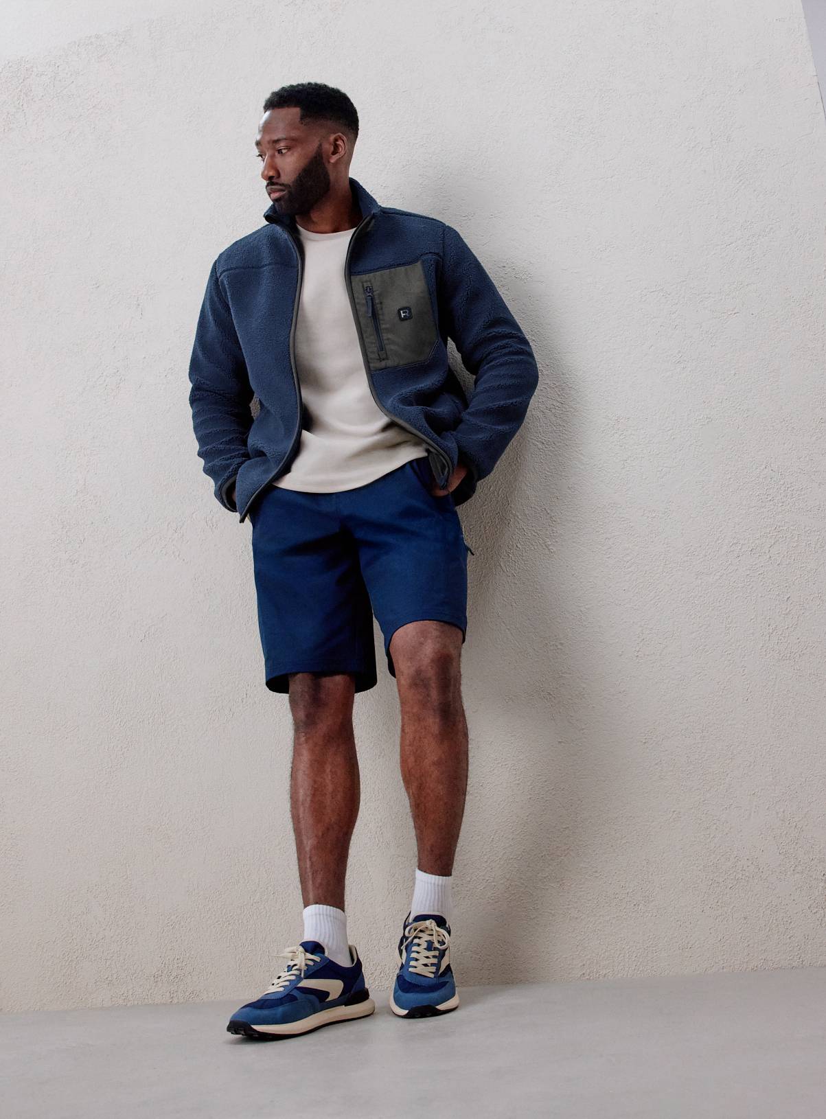 REAKTIV Blue Athleisure Borg Fleece M - Image 2