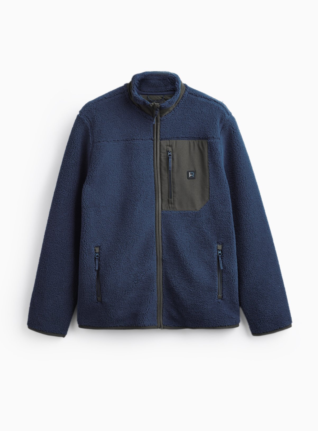 REAKTIV Blue Athleisure Borg Fleece M - Image 3 thumbnail