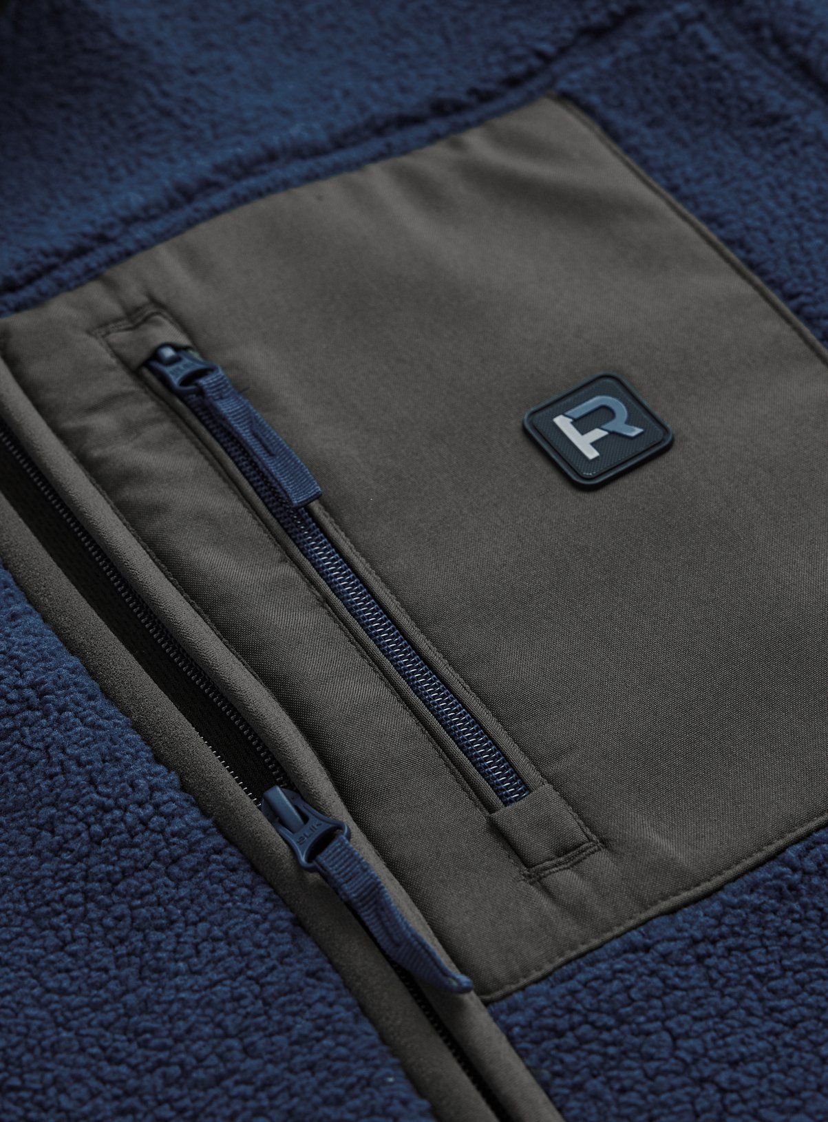 REAKTIV Blue Athleisure Borg Fleece M - Image 4 thumbnail