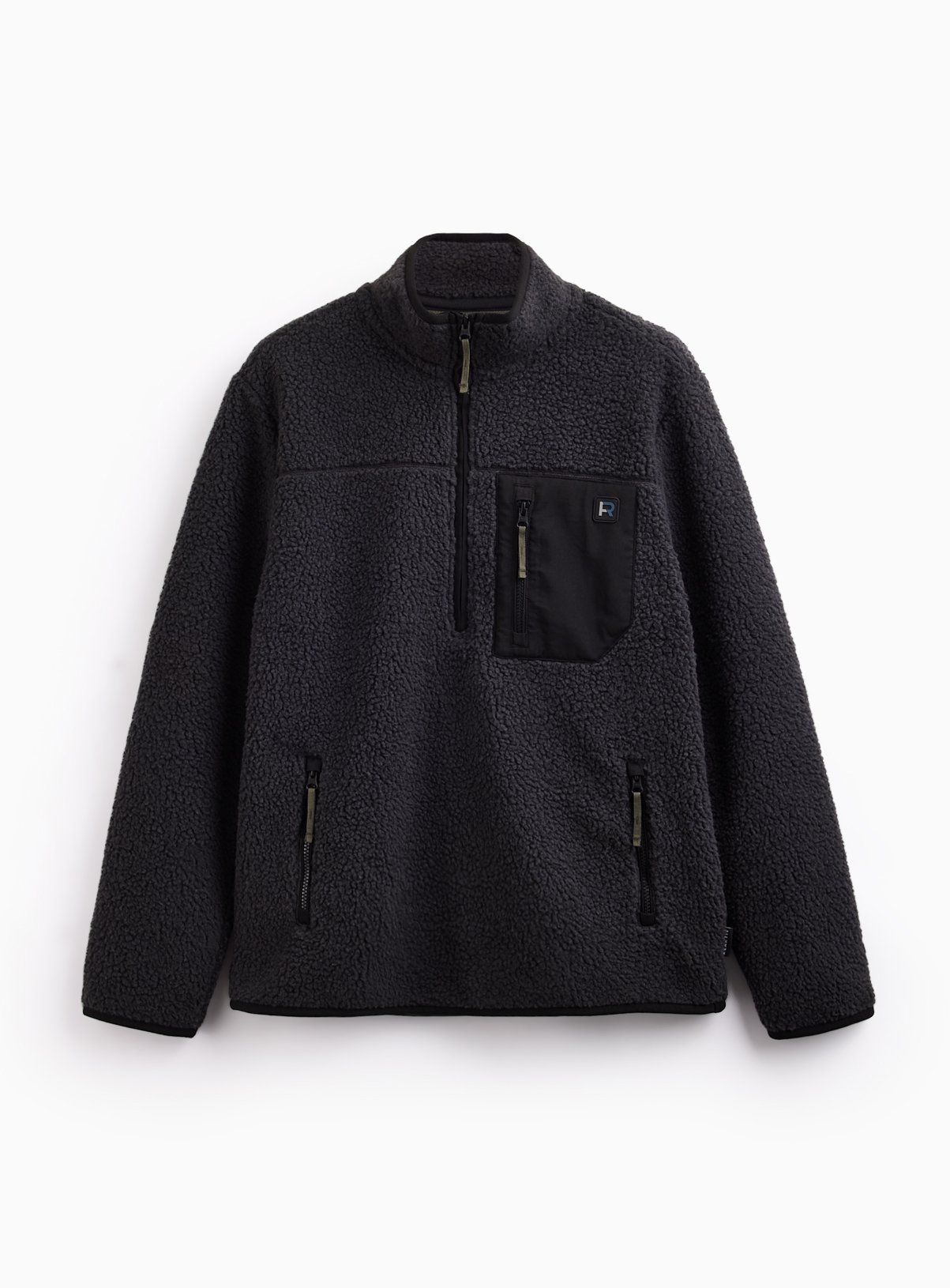 REAKTIV Charcoal Athleisure Borg Hoodie XXXL - Image 3 thumbnail