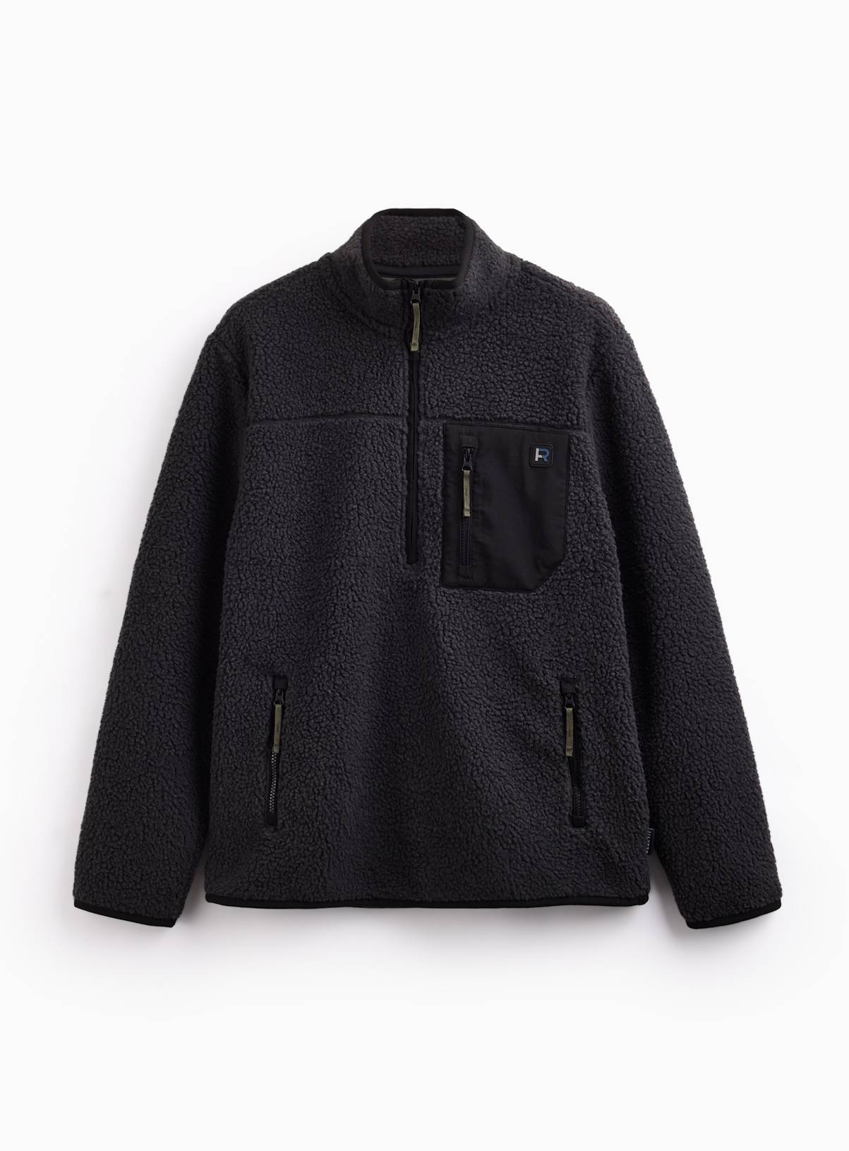 REAKTIV Charcoal Athleisure Borg Hoodie XXXL - Image 3