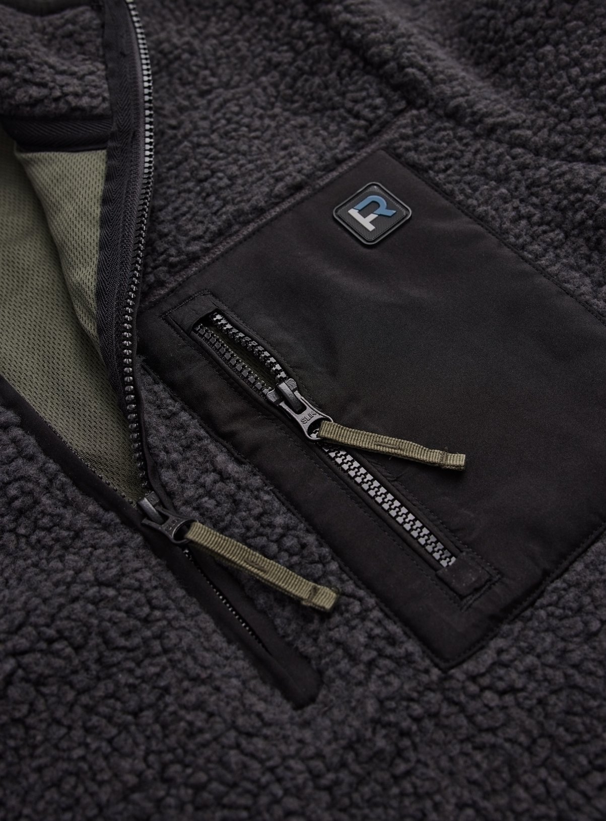 REAKTIV Charcoal Athleisure Borg Hoodie XXXL - Image 4 thumbnail