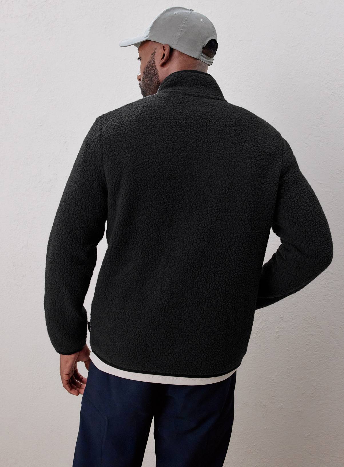 REAKTIV Charcoal Athleisure Borg Hoodie XXXL - Image 6
