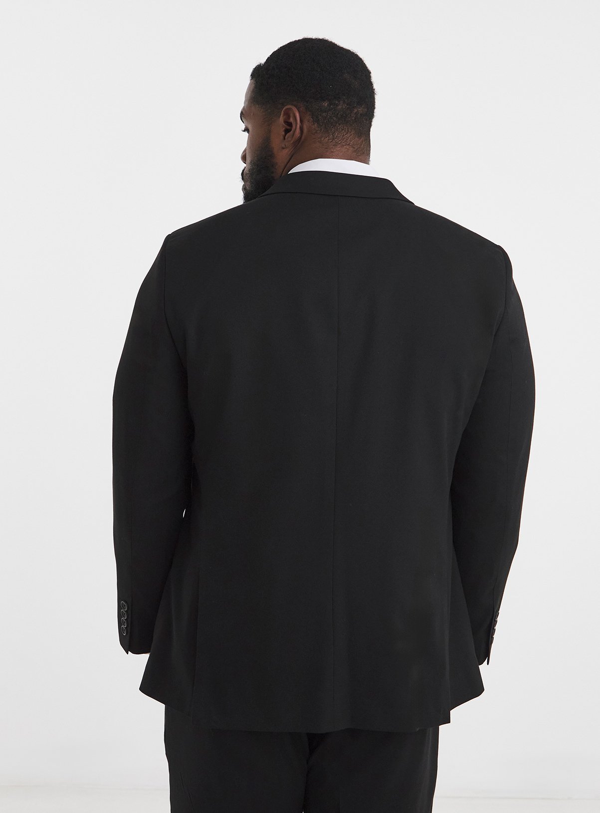 JACAMO James Regular Fit Stretch Suit Jacket Black 46R - Image 3 thumbnail