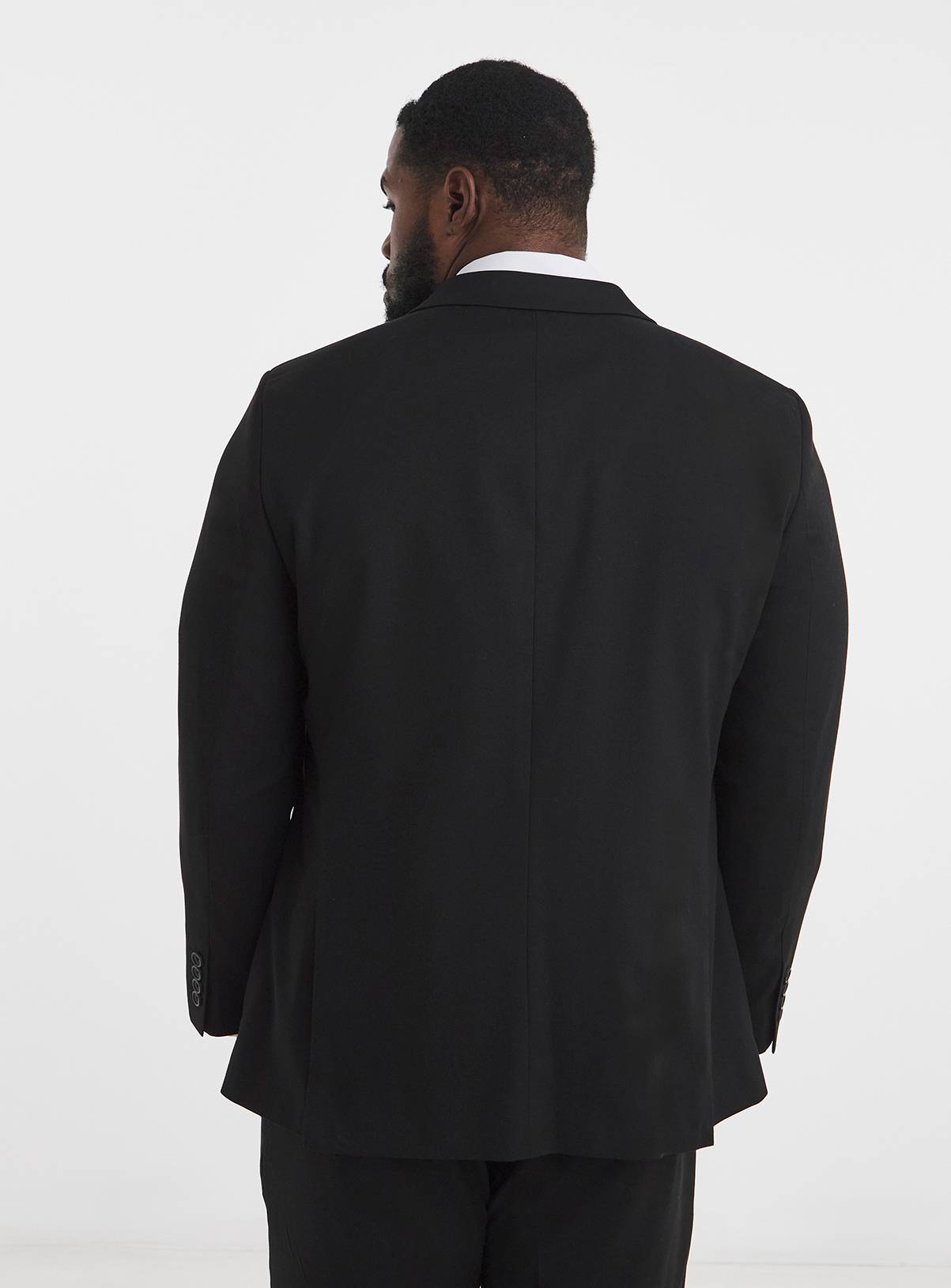 JACAMO James Regular Fit Stretch Suit Jacket Black 46R - Image 3