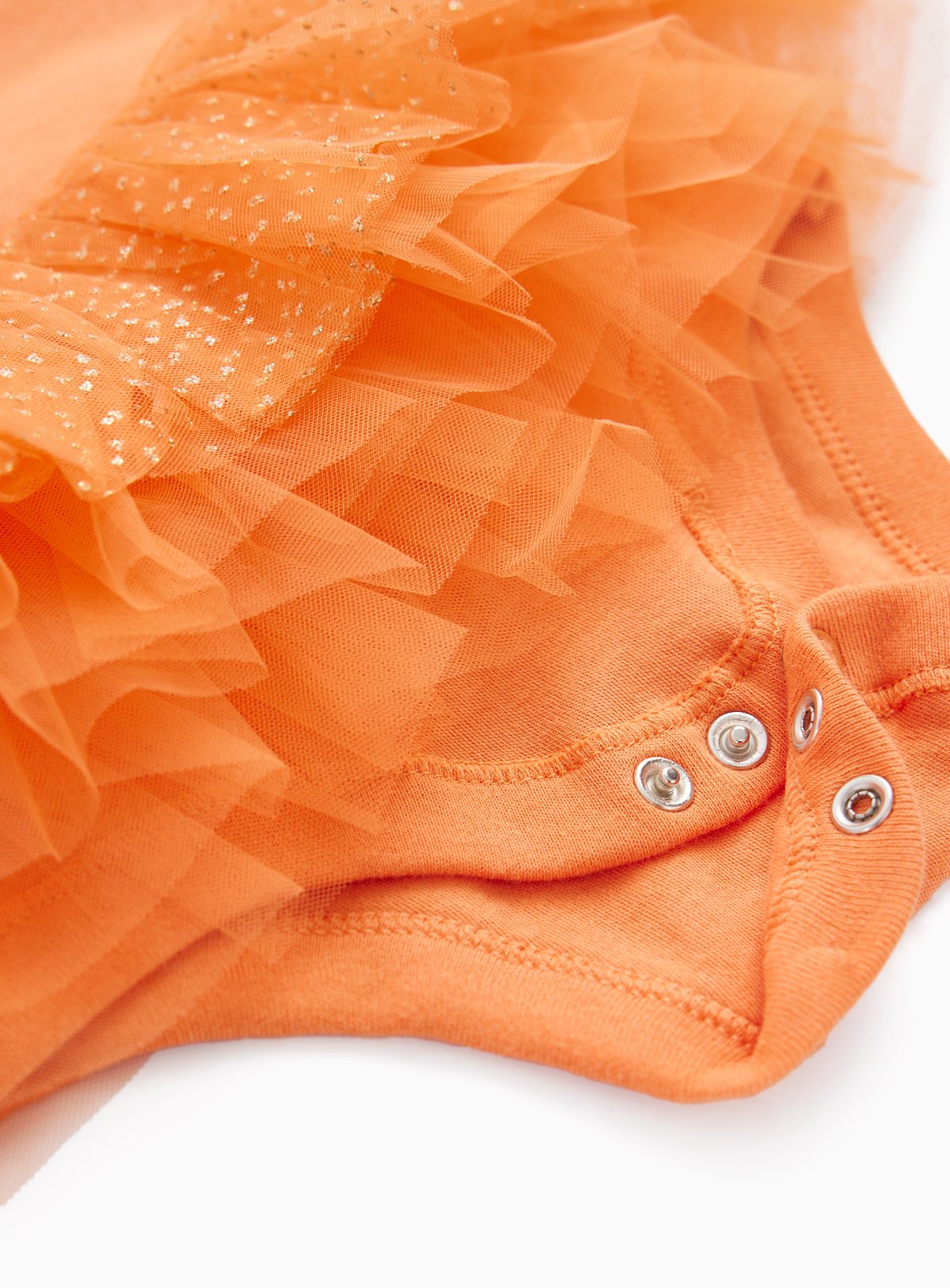 Orange Halloween Pumpkin Tutu Bodysuit, Tights and Hat 6-9 months - Image 3 thumbnail