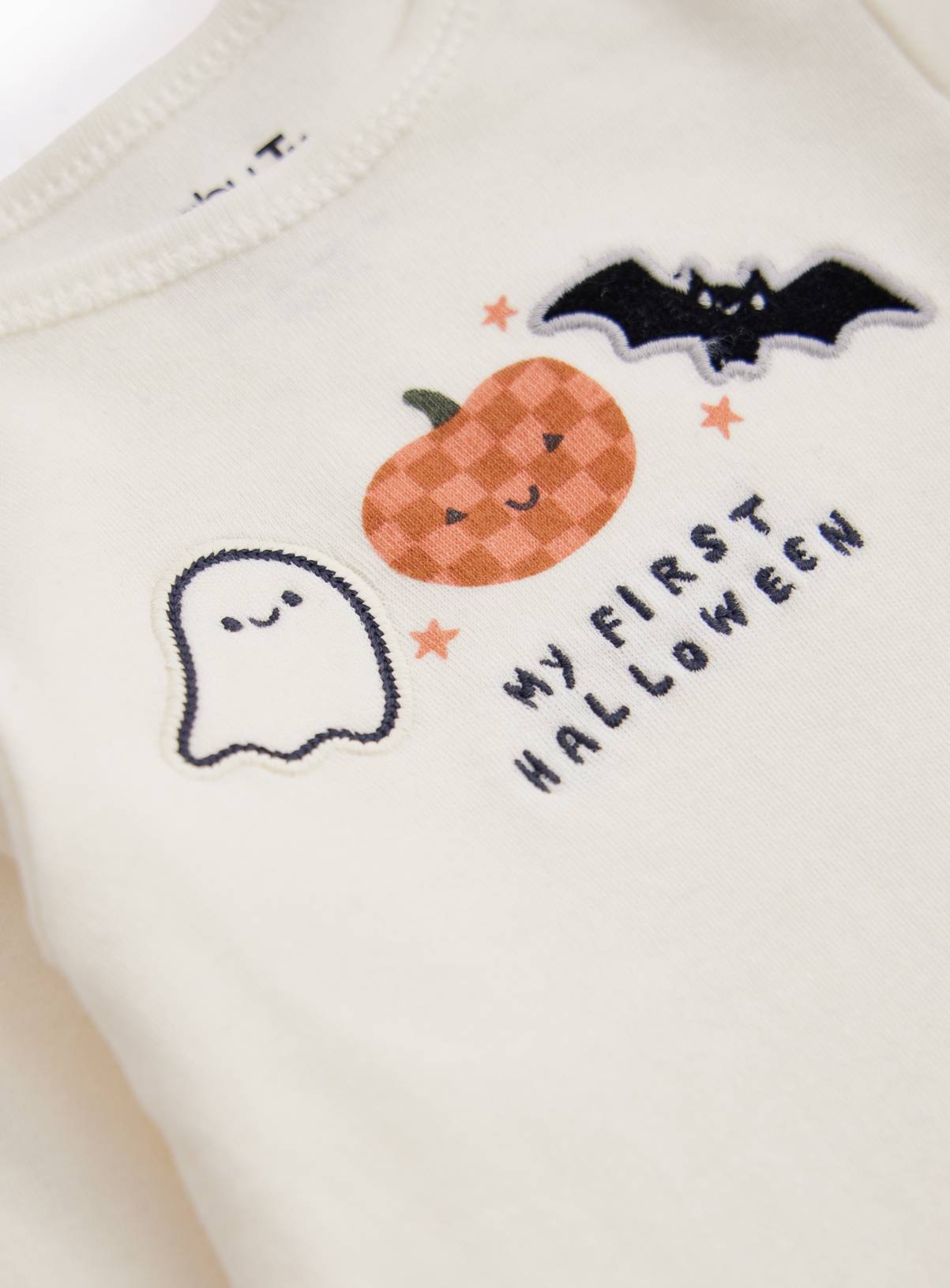 Cream My First Halloween Bodysuit Newborn - Image 2