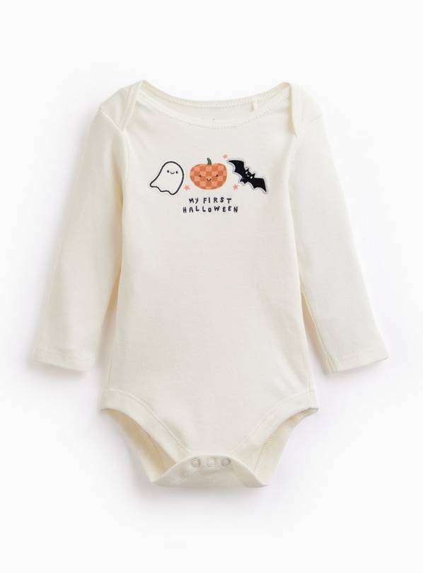 Cream My First Halloween Bodysuit Newborn