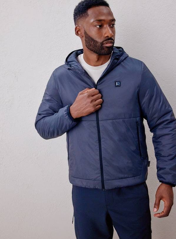 REAKTIV Charcoal Athleisure Padded Jacket L